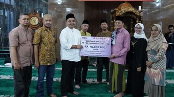 PT Pos Indonesia Gives Assistance To Rice ATMs In Bandarlampung
