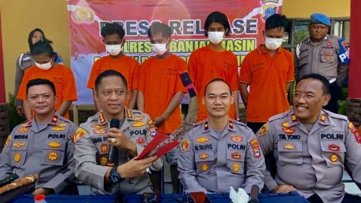 Police Arrested the Planned Murder Gang in Banjarmasin