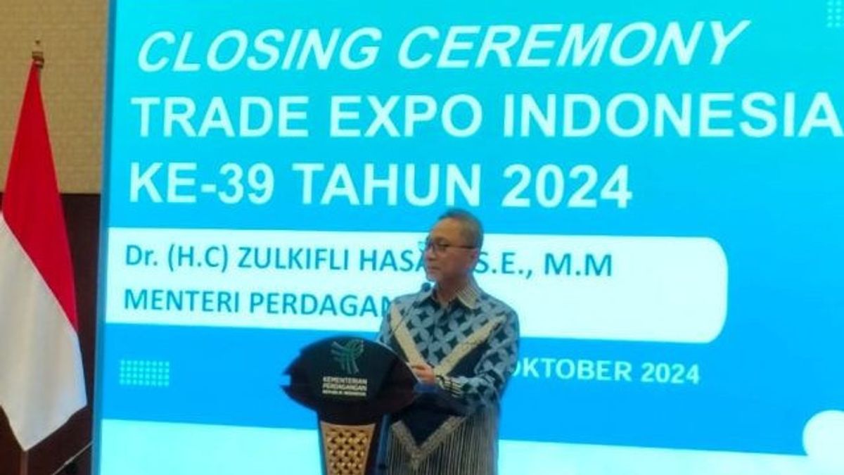 Mendag Zulkifli Sebut Transaksi Sementara TEI 2024 Sebesar 22 Miliar Dolar AS