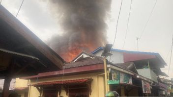 Des dizaines de maisons à Sidodadi Samarinda Ludes ont pris feu