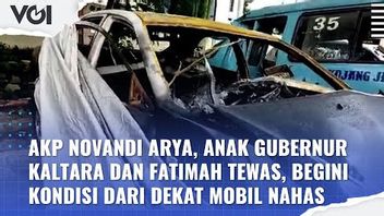 VIDEO: AKP Novandi Arya, Son Of The Governor Of Kaltara And Fatimah Dies, Here's The Condition From Near The Nahas Car
