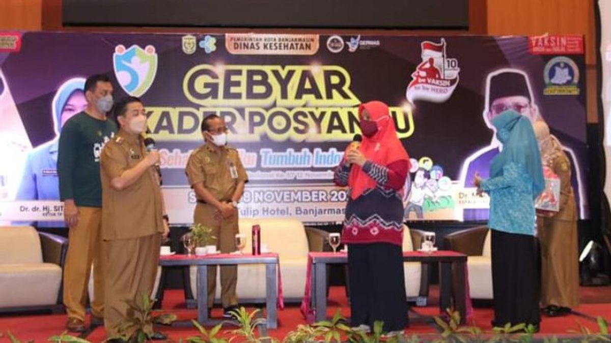 Accelerating COVID Vaccination For Children 6-11 Years Old, Banjarmasin City Government Deploys 400 Posyandu Cadres