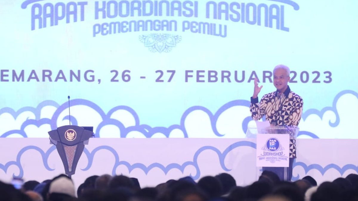甘贾尔邀请各政党保持有利和愿景，为建设一个先进的印度尼西亚做出贡献