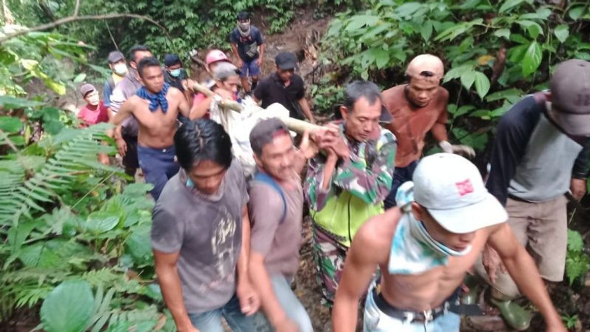 Cerminary! 4 Traditional Gold Miners In Bengkulu Lebong Died In A 40-meter Lure, Allegedly Energying