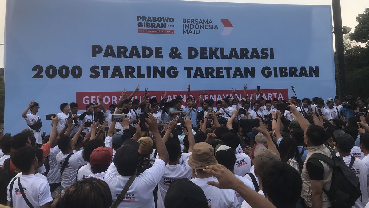 Terima Dukungan 2.000 Starling Taretan di GBK, Gibran: Doakan Lancar Sampai 14 Februari