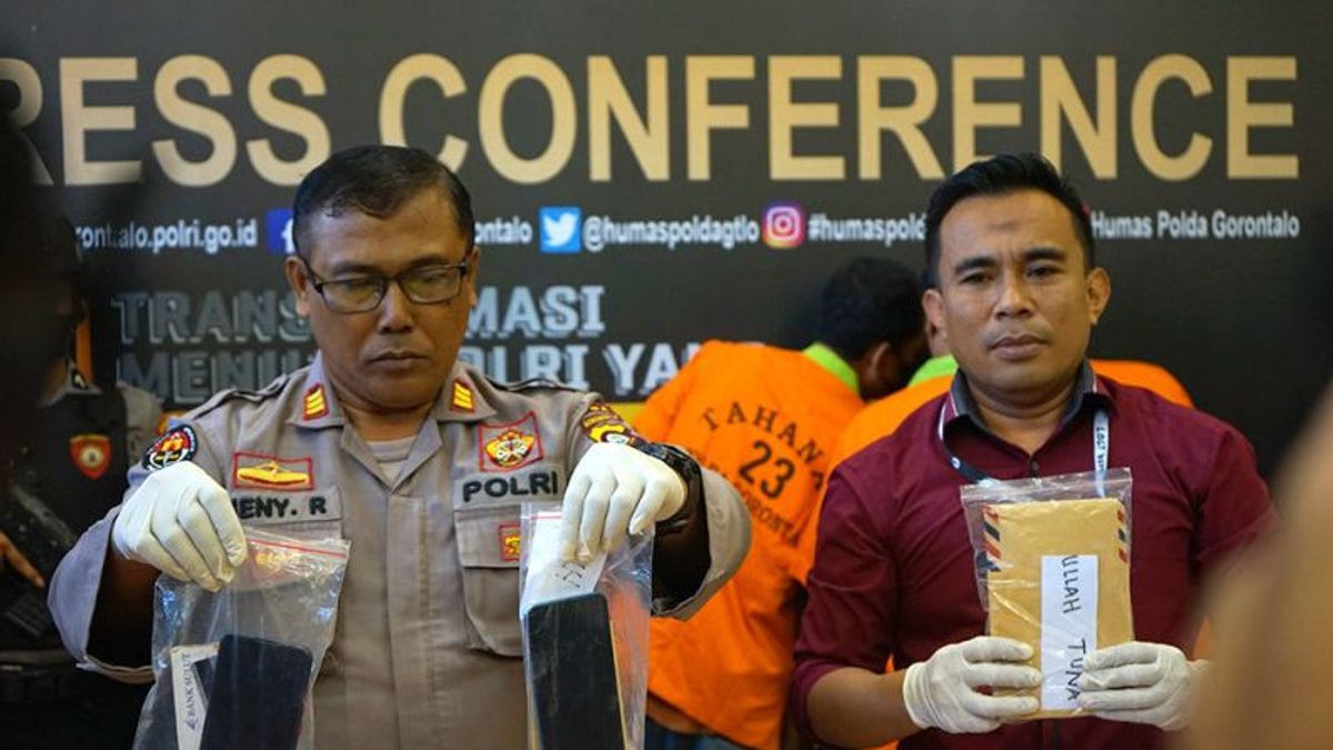 With Two Friends, ASN In Gorontalo Arrested By Police For Using Methamphetamine Drugs