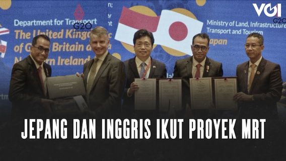 VIDEO: Momentum KTT G20, Jepang dan Inggris Ikut Proyek MRT Jakarta