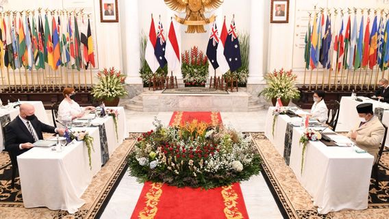 Réunion 2+2, L’Indonésie Et L’Australie Signent Quatre Accords Trilatéraux à La Défense 