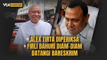 VIDEO VOI Today: Alex Tirta Examined, Secretly Firli Bahuri Visits The Criminal Investigation Unit Of The Police