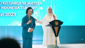 Commemorating HKG PKK, Iriana Jokowi Emphasizes Participatory Work Principles