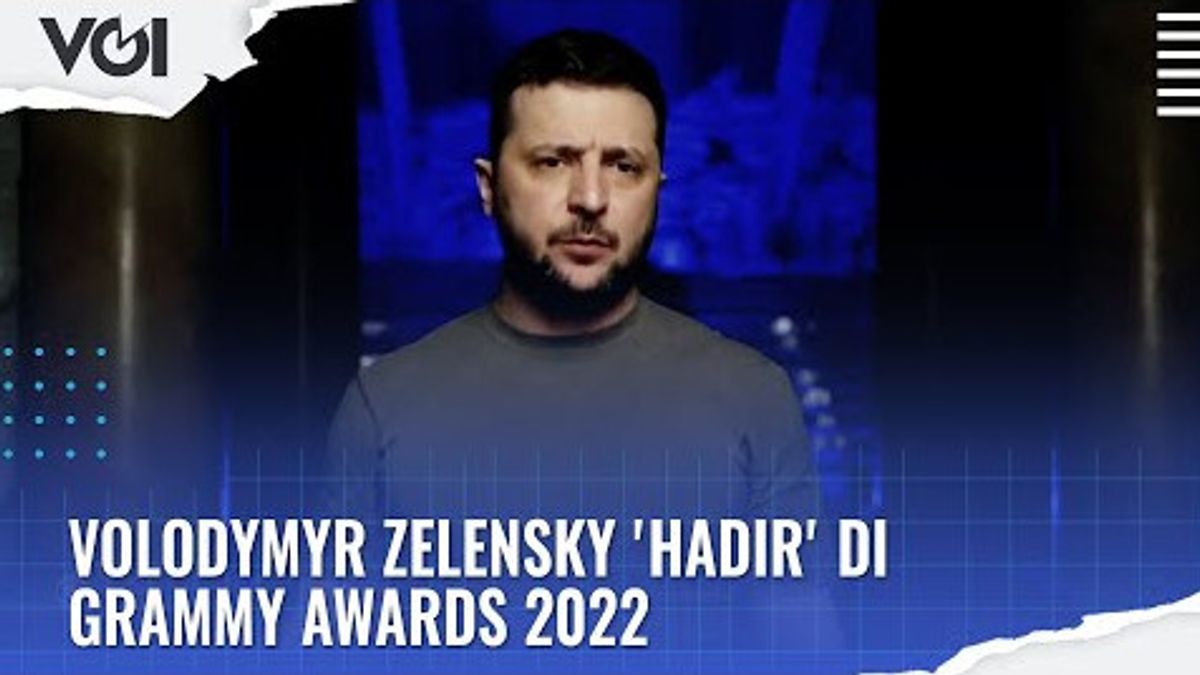 فيديو: فولوديمير زيلينسكي "حاضر" في حفل توزيع جوائز غرامي 2022