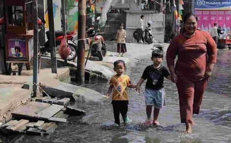 3 RT di Jakarta Masih Banjir Rob Hingga 50 Sentimeter hingga Sore Ini