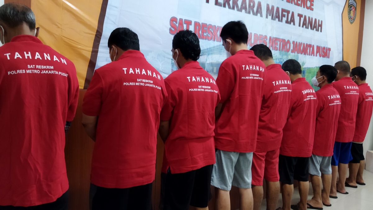Land Mafia Conspiracy Arrested By Central Jakarta Police, 9 People Become Suspects Including Former Village Head, Former Sub-district Head And BPN Staff
