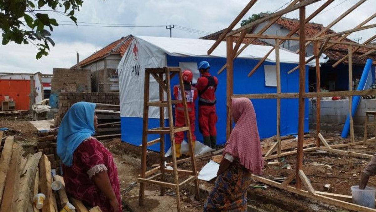 PMI Dirikan 150 Hunian Darurat untuk Korban Gempa Cianjur