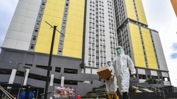 Berkurang Terus, Kapasitas RS COVID-19 Wisma Atlet Kemayoran Hari Ini 49,7 Persen