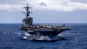 Kapal Induk AS Ketiga Tiba di Timur Tengah, Sinyal Keras Trump ke Iran?