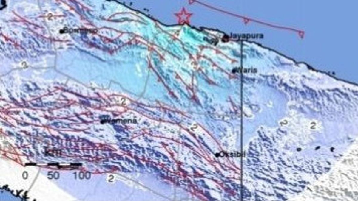 An Earthquake With A Magnitude Of 4.8 Guncang, Arfak Mountains