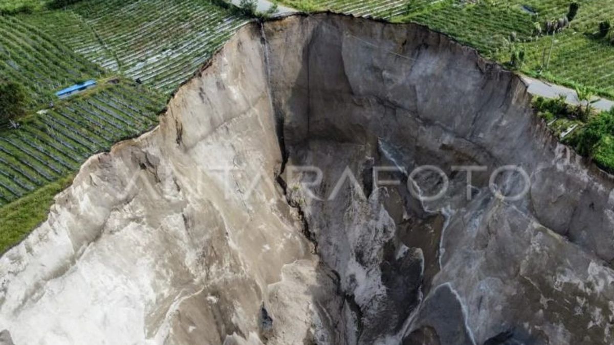 Tanah Bergerak ‘Sinkhole’ Aceh Tengah Meluas hingga 30 Ribu Meter Persegi