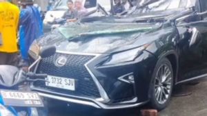 Mobil Lexus Tertimpa Pohon Tumbang di Pondok Indah, Pengemudi Tewas