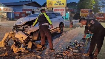 Une adolescente d’un chauffeur de chance s’est heurtée par Isuzu à Banjarbaru, deux personnes décédées