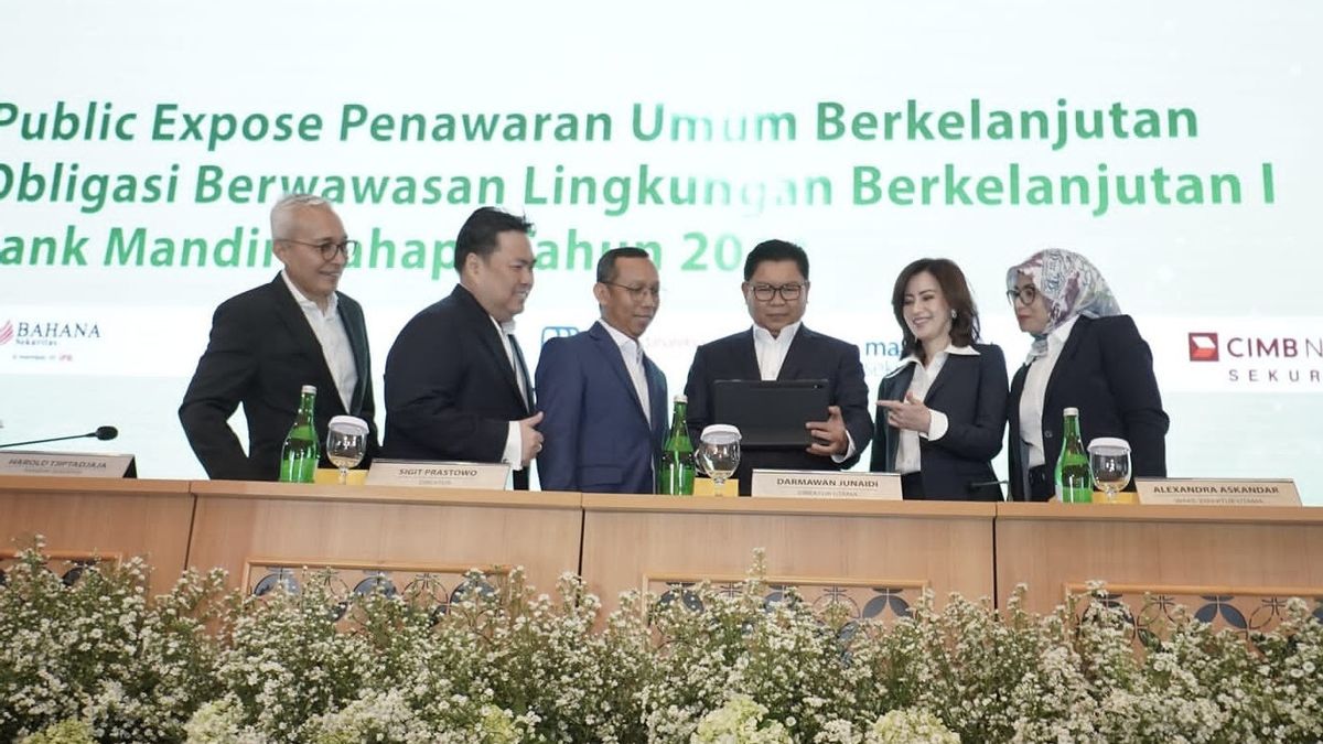 Komitmen Bangun Bisnis Berkelanjutan, Bank Mandiri Incar Rp5 Triliun dari Penerbitan Green Bond