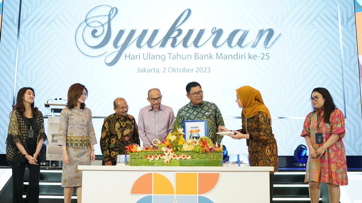 'Menuju Masa Depan', Bank Mandiri Orbitkan Kontribusi untuk Negeri di HUT ke-25