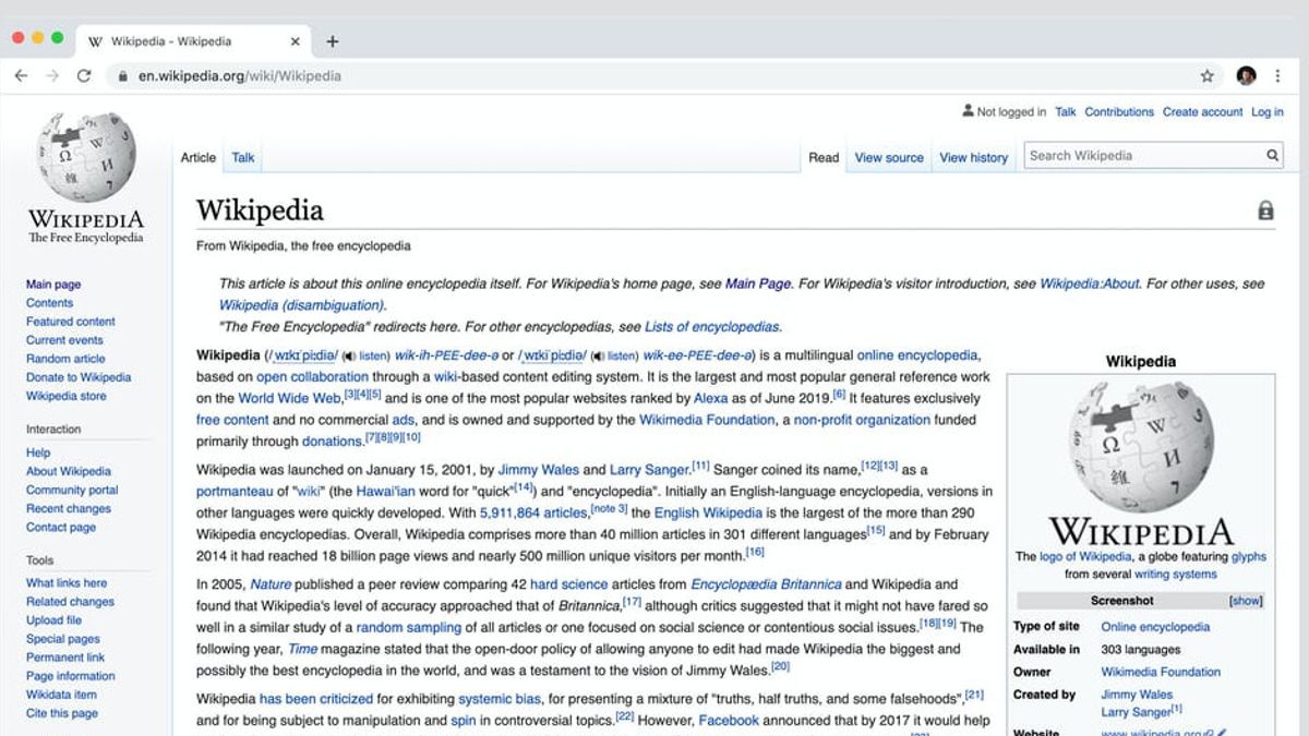 Rusia Bakal Denda Wikipedia Ratusan Juta Jika Tak Hapus Informasi Palsu di Websitenya