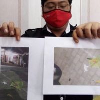 Blitar KPU办公室被Setaman鲜花和纸娃娃吓倒了，送给Santet吗？