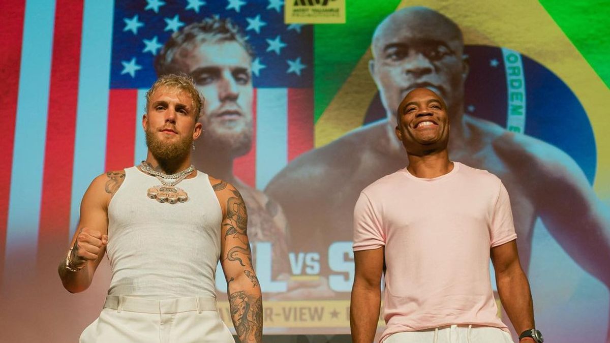 Unique, Jake Paul And Anderson Silva Joget Together Ahead Of The Duel