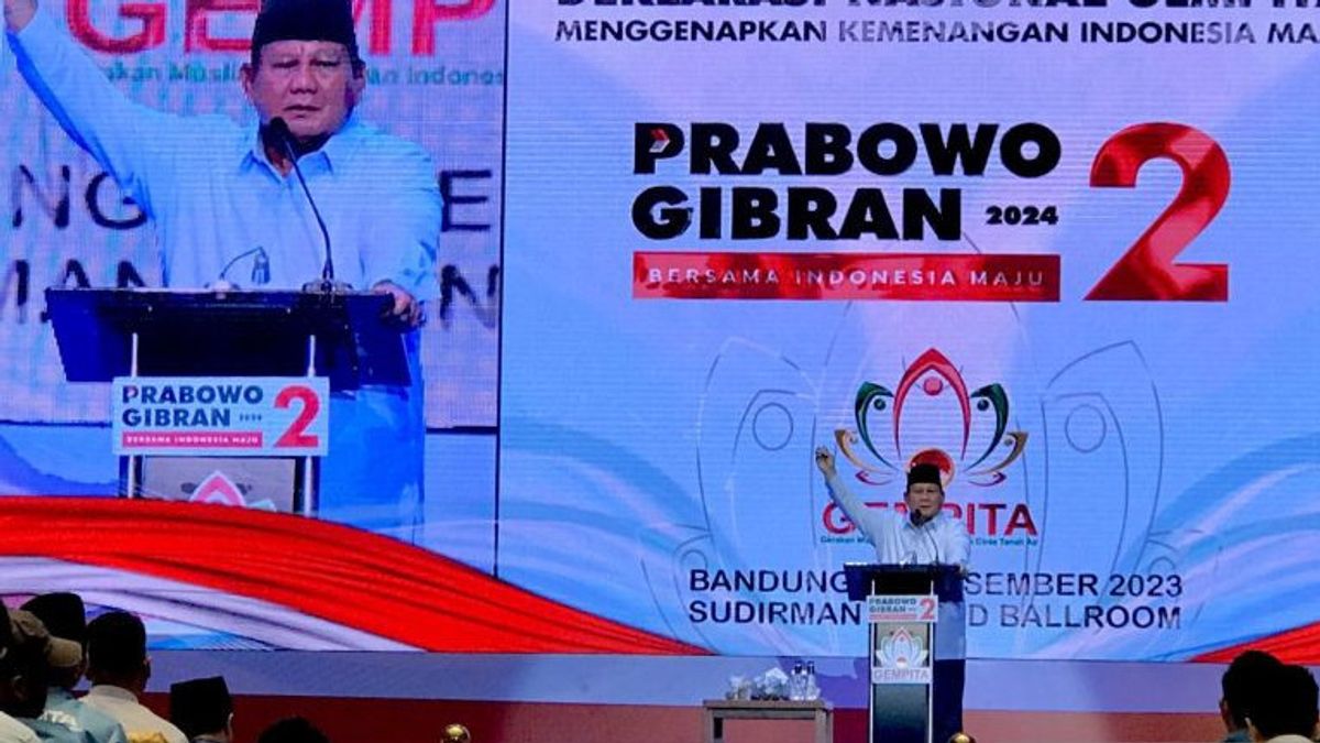 Prabowo Akui Terinspirasi Jokowi Ajak Oposisi Pilpres 2019 Merap Ke Pemerintahan