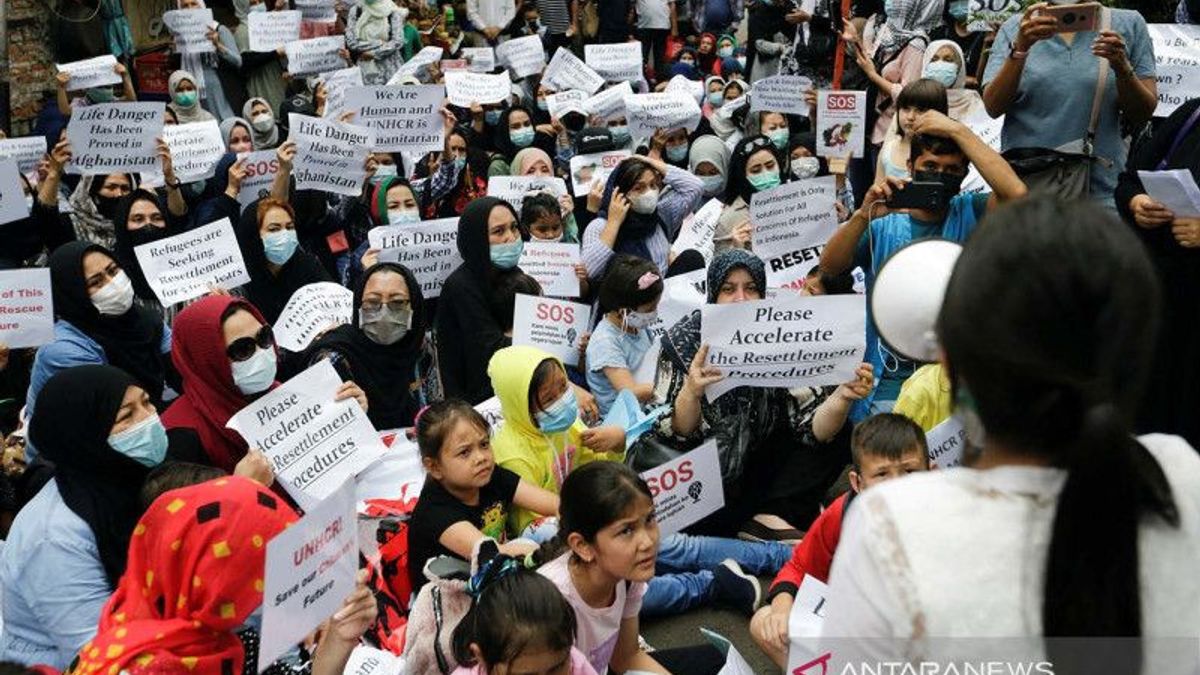 لم تعد جادة بشأن مصير اللاجئين، MUI يطلب UHCR عدم عناء حث هذا إلى إندونيسيا