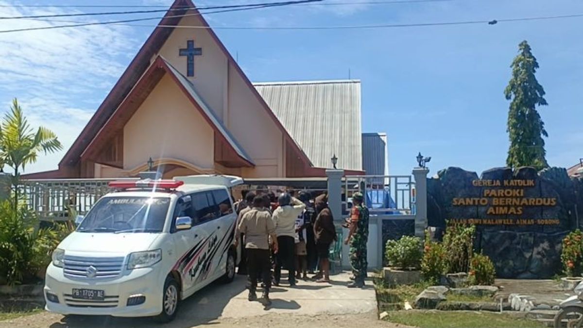 Stabbing a Young Mother in Front of a Church in Sorong, Police Confiscated the Identity of the Perpetrator