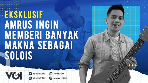 VIDEO : Eksklusif, Amrus Ingin Memberi Lebih Banyak Makna Sebagai Solois