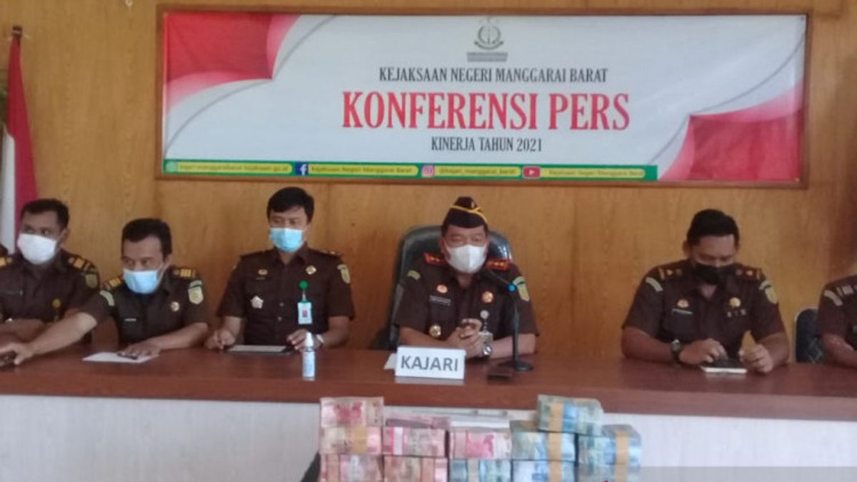 Dugaan Korupsi Aset Pemda Manggarai Barat, Jaksa Sita Uang Rp1,2 Miliar