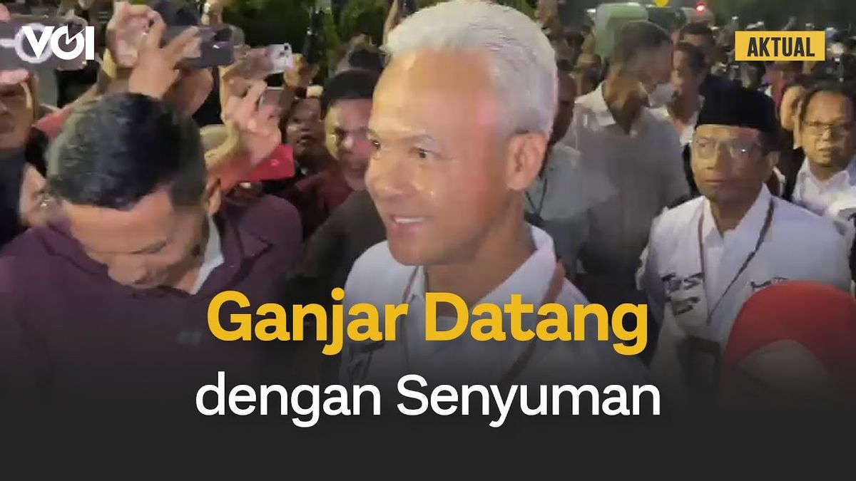 VIDEO: Ganjar Pranowo et Mahfud MD sont présents au débat présidentiel-cawapres