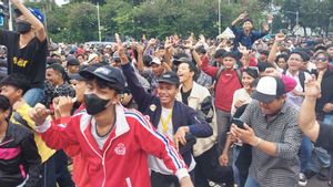 Les supporters de Prabowo jouent des cours de musique à Monas, Massa Anies Geram Se sent agité pendant la oration