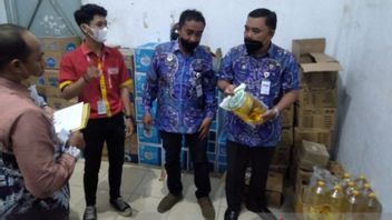 Disperindag Banjarmasin Finds Modern Retail Selling Cooking Oil According To HET, Premium Packaging Rp14,000/Liter