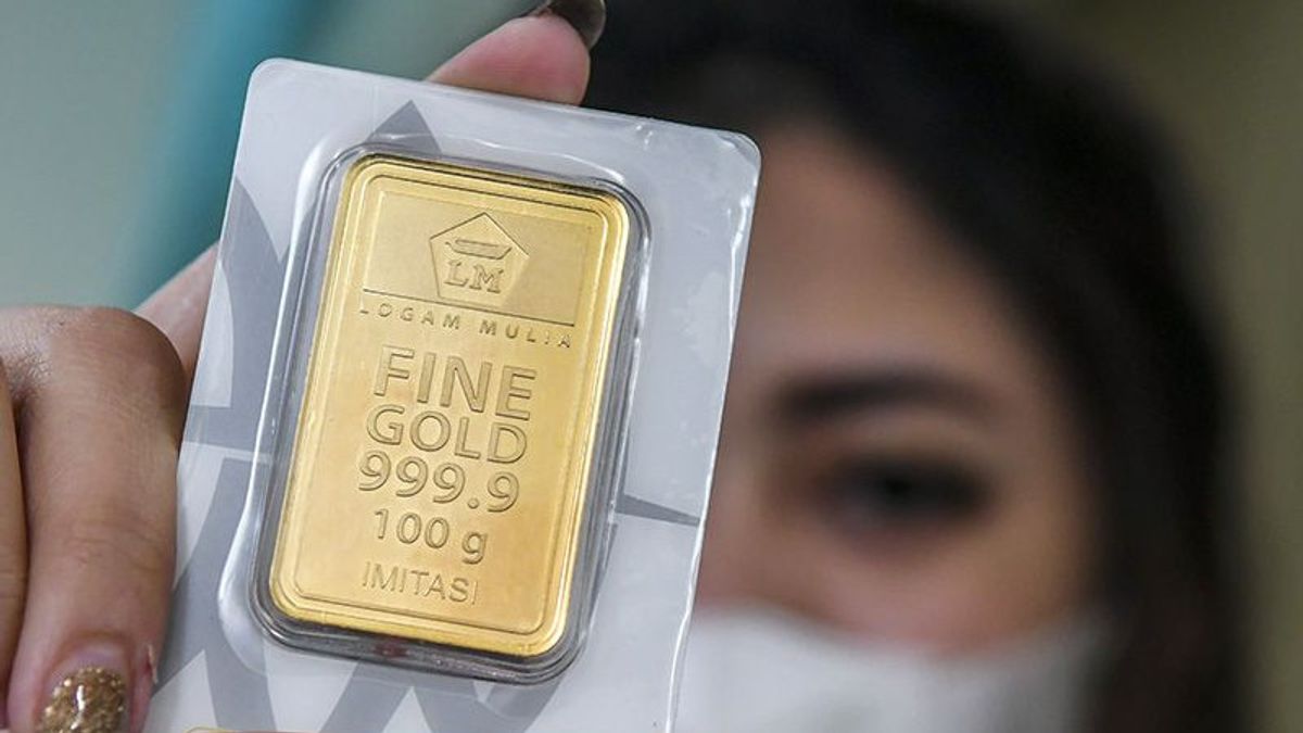 Not Moving, Antam's Gold Price Relaxes At IDR 1,054,000 Per Gram