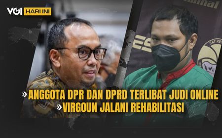 VIDEO VOI Hari Ini: PPATK Sebut Seribu Anggota Dewan Diduga Main Judi Online, Virgoun Jalani Rehabilitasi