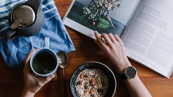 sur un petit déjeuner sain et pratique