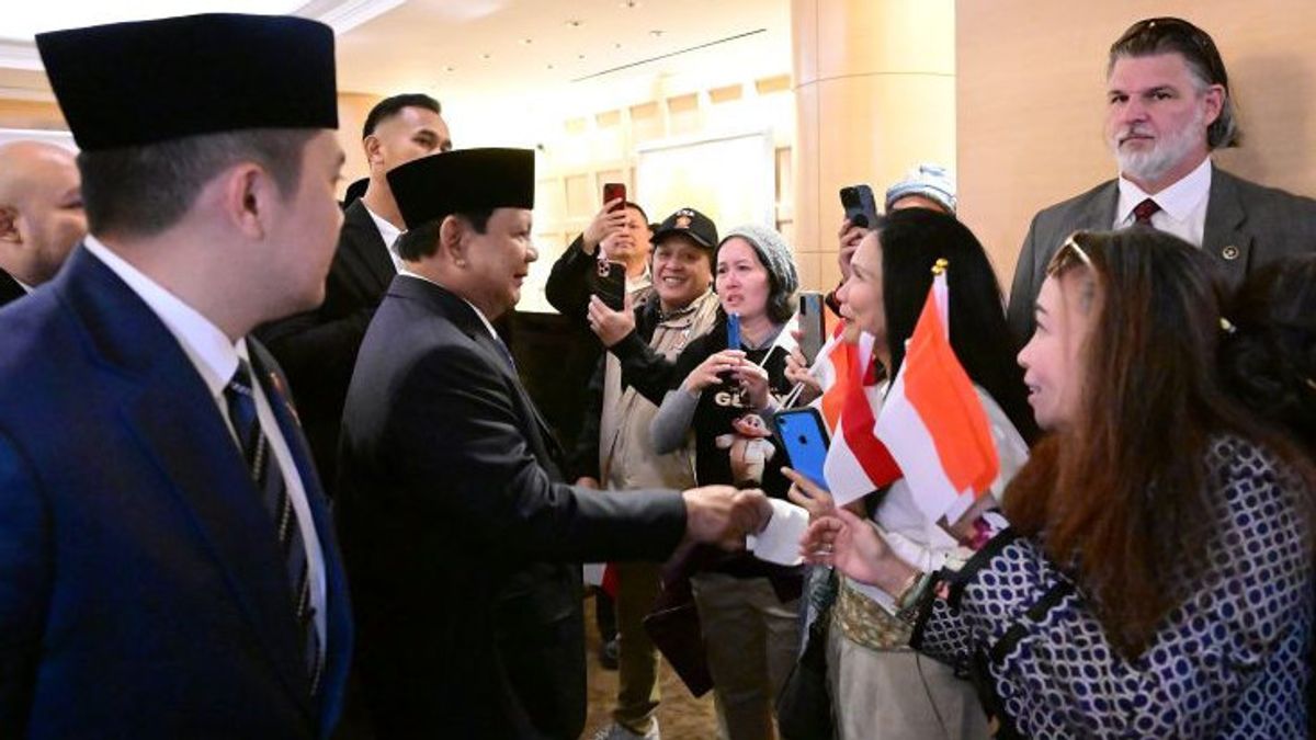 Diaspora Indonesia Sambut Prabowo Tiba di Washington Amerika: We Love You Pak