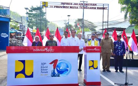 Resmikan 5 Ruas Inpres Jalan Daerah Sepanjang 40,6 Km di NTB, Jokowi: Habiskan Biaya Rp211 M