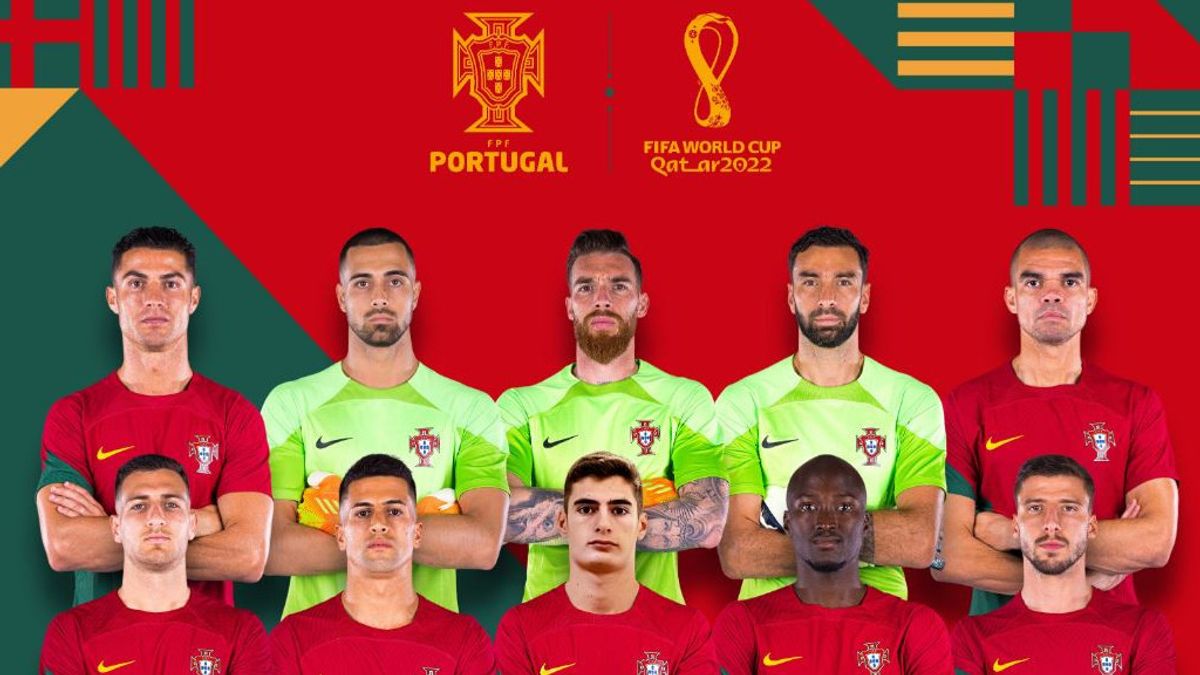2022年卡塔尔世界杯葡萄牙国家队阵容：年轻和资深球员的混合体