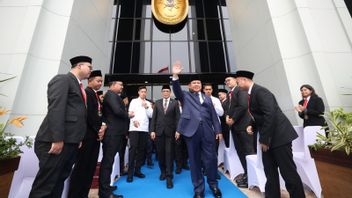 President Prabowo's Voice Vibrated Speech In Front Of Judges
