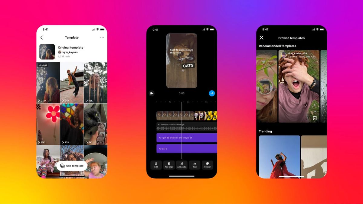 Instagram Launches Template Browser To Make It Easier For Users To Create Reels