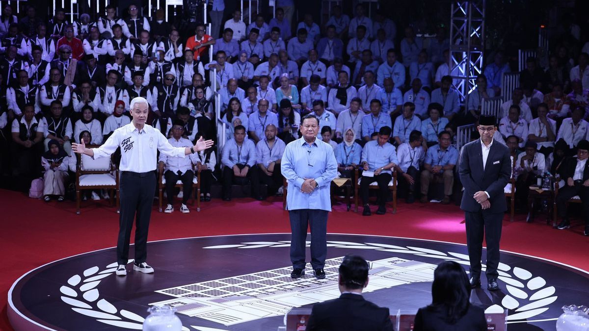 VIDEO: Qui a grimpé en flèche après le débat présidentiel? Anies, Prabowo ou Ganjar Pranowo