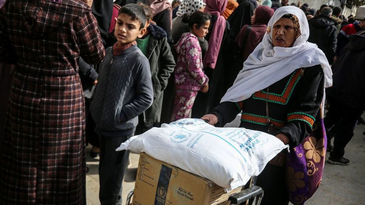Israel Larang Warga Gaza Datangi Pusat Bantuan