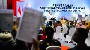 Bagikan 13.455 Sertifikat Tanah ke Warga di Kaltara, Jokowi: Saya Senang Pada Hari Ini