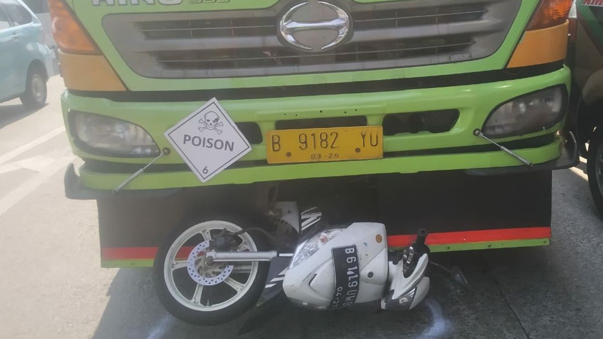 挫败尼亚利普,摩托车主在卡贡被卡车保护死去