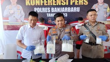 Banjarbaru Sita警察3.71公斤冰毒,其中一名经销商原来是累犯